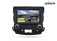 China Touch Screen Car Audio For Outlander 2006-2011 with GPS Navigation A9 CHIPSET 1080P factory