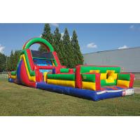 China Inflatable Obstacle Courses Run Bouncy Obstacle Course Rental For Adults factory