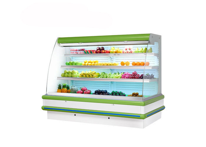 China Hypermarket Vegetable / Meat Commercial Display Freezer factory