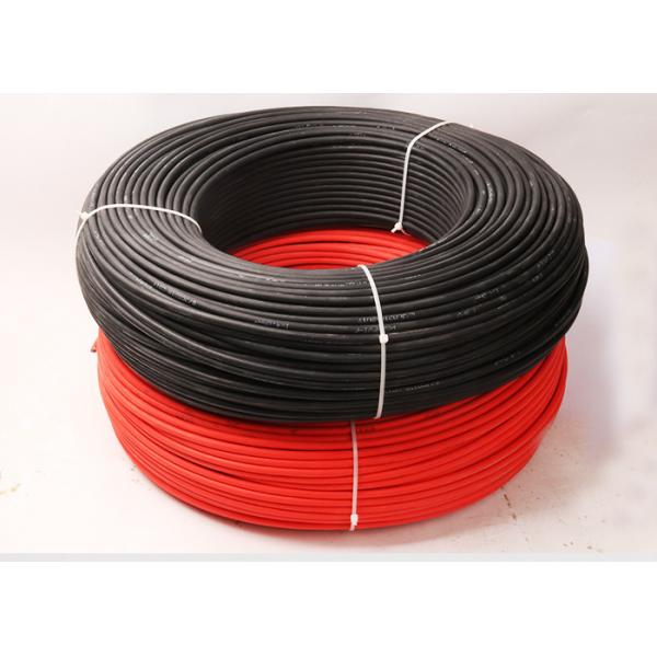 Quality Hard Wearing Electrical Cable Wire / 4mm Pv1f Photovoltaic Cable For Power System for sale
