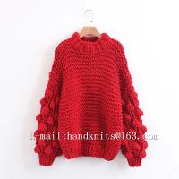 China Hand Knit Sweater, Hand Knitted Cardigan, Handmade Pullover Bohemian Dress, Stylish Bubble Dress factory
