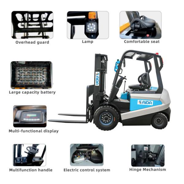 Quality Triplex Mast Four Wheel Drive Forklift 3t electric forklift for sale
