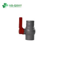China Straight Through Type PVC Ball Valve for Farm Agricultural Irrigation ASTM Standard factory