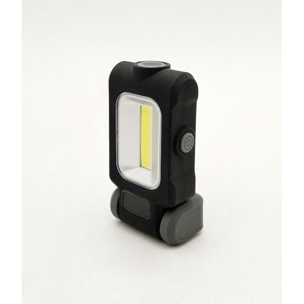 Quality Mini Portable LED Work Lights Battery Operated ABS Black With Rubber Painting 3W for sale
