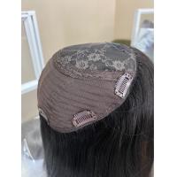 China The European human hair topper virgin cuticle hair silk topper Jewish Kosher topper factory