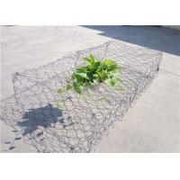 China Water Soil Protection Garden Wall Wire Baskets , Metal Cage Filled With Stones factory