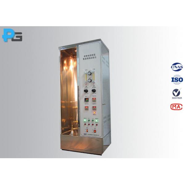 Quality IEC60332-1 Single Wire Flammability Test Apparatus 45 Degree Burner Angle for sale