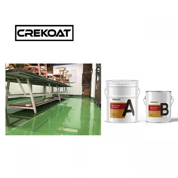 Quality Topcoat Solvent Free Industrial Epoxy Floor Coating Abrasion Self Leveling for sale