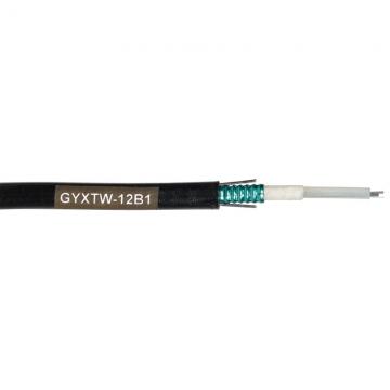 Quality OEM Central Loose Tube Aerial Fiber Optic Cable GYXTW 2 - 24 Core High for sale