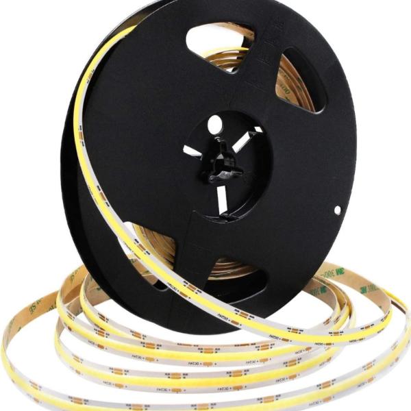 Quality FCOB Dual Colour Led Strip Lights 16.4ft Cct Adjustable Led Strip Warm Cool for sale