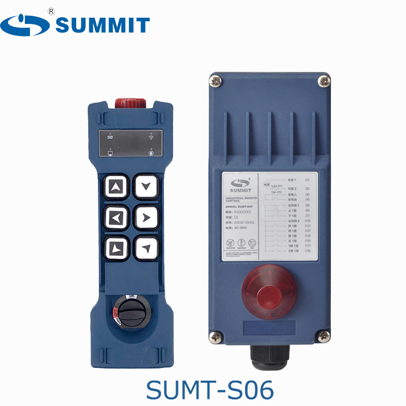 China SUMT-S06 SUMMIT Remote Control Electric Hoist Crane Wireless Remote Control Switch factory