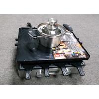 China Light Weight Multi Function Cooker Master With Raclette And Fondue Set factory