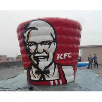 China inflatable advertising model kfc bucket replica factory