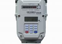 China Aluminum Body Prepaid Gas Meter STS Keypad Domestic LPG Silicone Button Pulse Output factory