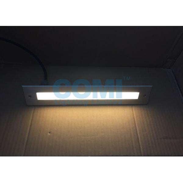 Quality Soft Beam Recessed LED Outdoor Step Lights, Frosted Lens Linear Recessed LED for sale