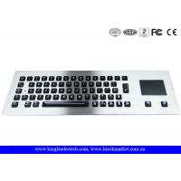 China Illuminated industrial pc keyboard with integrated Touchpad , ruggedized keyboard factory