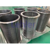 China Waste Water Treatment Wedge Wire Screens 200 Micron Slot 360 X 660mm for sale