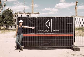 Acoustic Temporary Construction Fence Temporary Noise Barriers Tm 37db