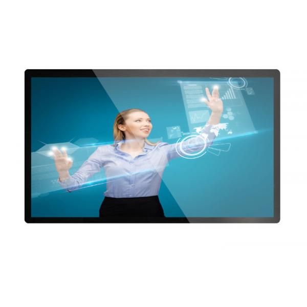 Quality Professional 65 Inches Industrial Panel Mount Monitor Zero Bezel With Steel Chassis for sale
