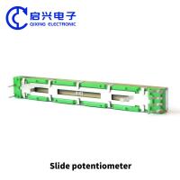 China 60mm Slide Potentiometer Linear Slide Potentiometer 75mm Mixer Fader B10K Double Straight Sliding Potentiometer factory