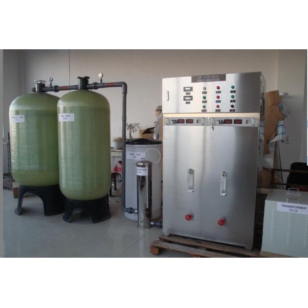 Quality 1000 liters per hour alkalescent water ionizer incoporating with the industrial water treatment system for sale