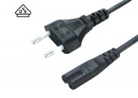 China 2 Prong Laptop European Power Cord Plug For Adapter Power Supply Charger factory