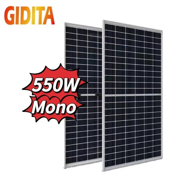 Quality Home Electricity Monocrystalline 550w Solar Panel Ground Mounting for sale