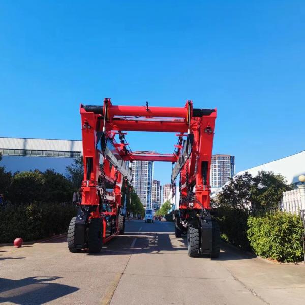 Quality Heavy Duty Marine Straddle Carrier Manufacturer Customized Container Lifter Truck for sale