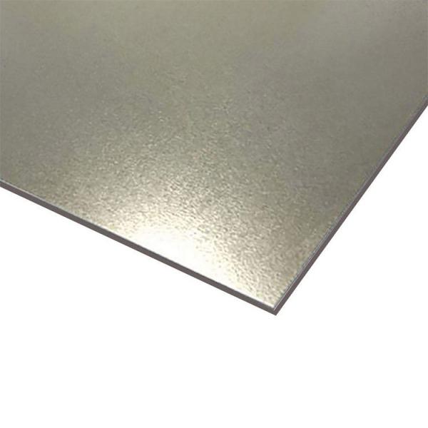 Quality 0.5mm 914mm Z60G GI Galvanized Plain Sheet Zinc Coated Hot Rolled for sale