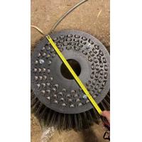 China Side Gutter Brush For Brock SL140 OD400mm With Flat Steel Wire factory