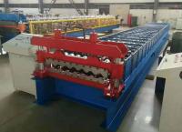 China Corrugated Wall Sheet Roll Forming Machine For Building Construction PLC Control factory