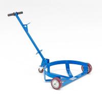 China Blue 500KGS Low Profile Drum Trolley Material Handling Equipment Fabrication factory