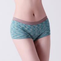 China Lady underwear, popular melange green design, soft weave. XLS008 ,girl underwear factory