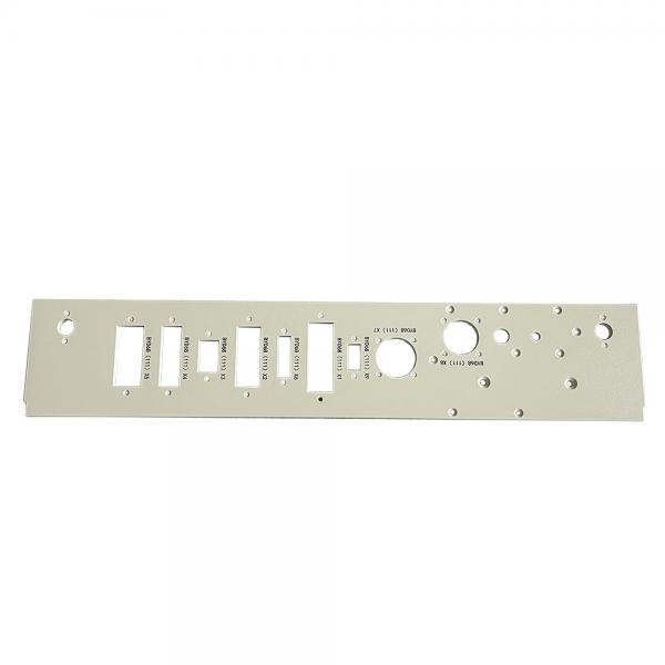 Quality Online Custom  Aluminum Sheet Metal Fabrication Panel Anode Sandblasting Stamping Motor Spare Parts for sale