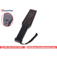 China LED Lights Indicators Hand Held Metal Detector Super Scanner With 9V Battery Power Supply factory