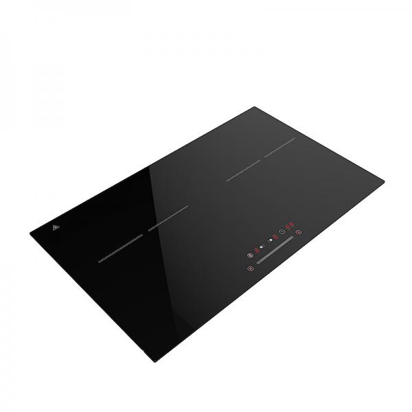 Quality Glass Surface Ultra Thin Induction Cooker Cooktop 2 Zone Slide Control for sale