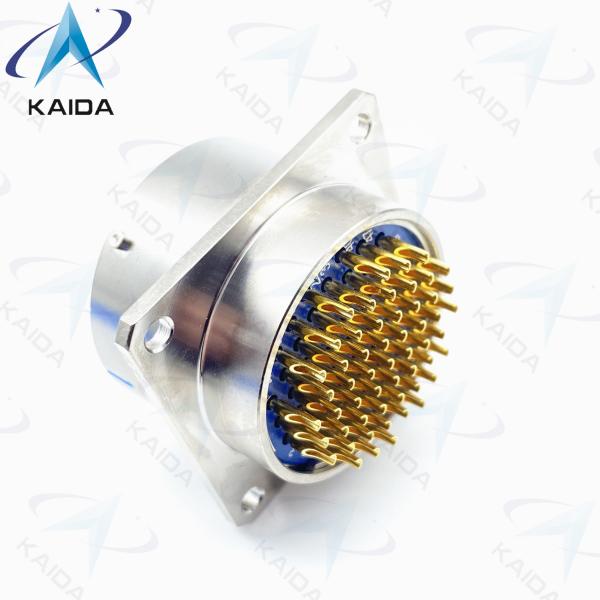 Quality 15 Shell Size Circular Electrical Connector Gold Contact Finish For MIL-DTL-38999 Series for sale