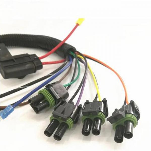 Quality Truck Headlight Black Pvc Material Light Wire Harness Assembly Crimp Nylon for sale