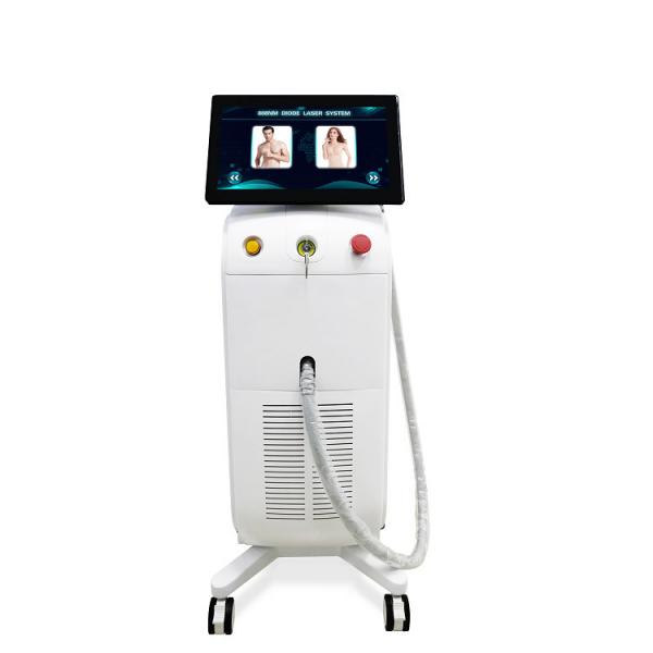 Quality 1.8KW Diode Laser Hair Removal Machine Laser Bikini Area 755 808 940 1064nm for sale