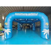 China Wind Resistance  Inflatable Misting Tent Outdoor Events Cooling Misting Stations Portable With Water Jet Pressure Pump factory