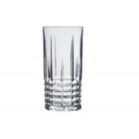 China 14 Oz Clear Whiskey Glassware Glass Water Cup / Resturant Glass Juice Cup factory
