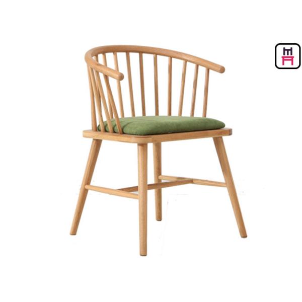 Quality Sleek Low Back Wood Restaurant Chairs for sale