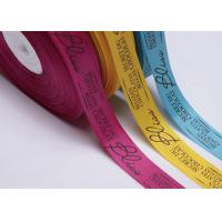 China Bulk Custom Printed Grosgrain Ribbon By The Yard Gift Pre Cut For Apparels factory