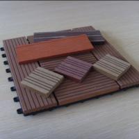 China Anti - Skid / Anti - Corrosion WPC Deck Tiles With Engineered Flooring Type factory