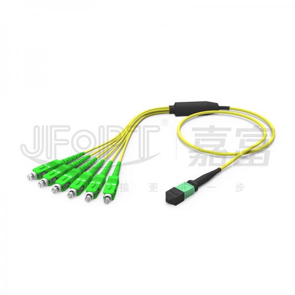 Quality MPO-SC MPO Breakout Cable 6 Cores 8 Cores 12 Cores SC Branch Optical Fiber Jumper for sale