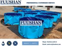 China Fuushan PVC Foldable&amp;Collapsible Plastic Canvas Circle Round Fish Tank factory