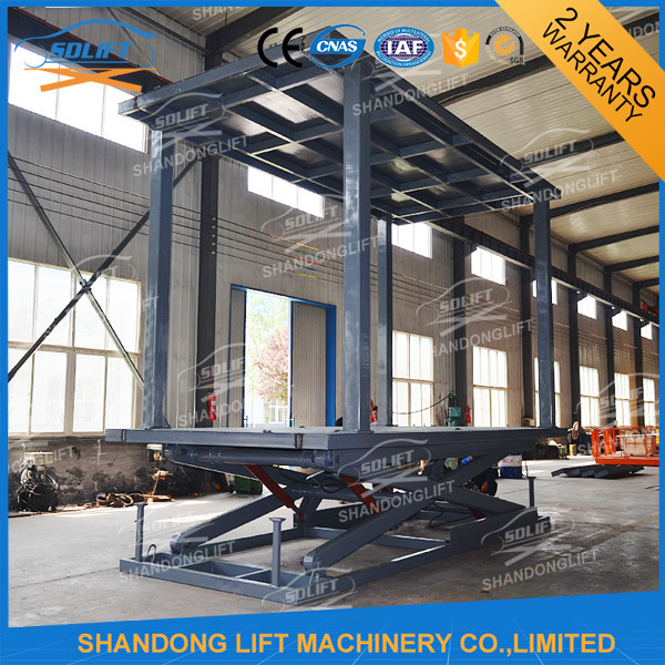 Quality 3T Double Deck Car Parking System 2 Car Stacker for Private Villa Double Car for sale