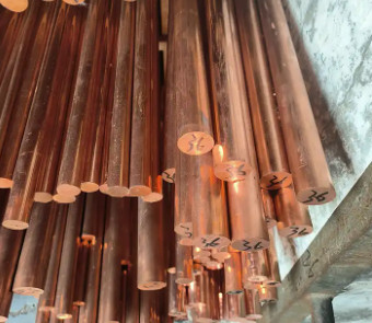 Quality 99.9% Red Solid Copper Bar Round Rod 180mm 200mm 250mm for sale