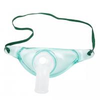 china Disposable PVC Transparent Green Medical Oxygen Mask Hospital Tracheostomy Mask