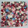 China 40*60cm Artificial Rose Wall , Wedding Use Hydrangea Flower Wall Panel factory